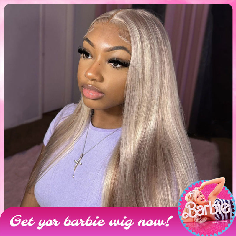 reddish brown lace front straight wig