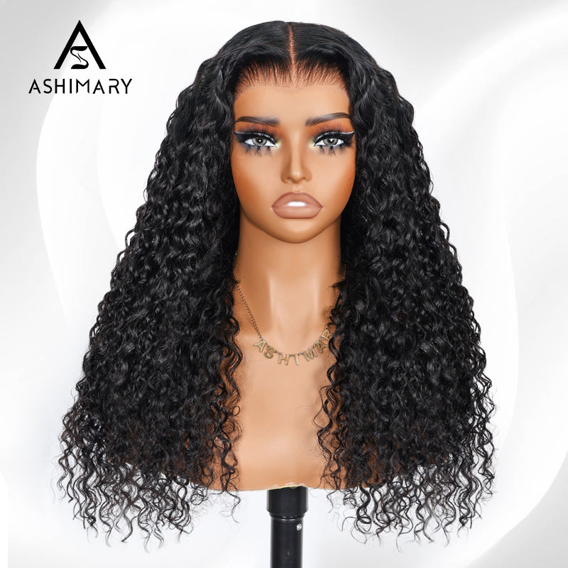 Water Wave Invisi Strap Snug Fit 360 Transparent Lace Frontal Bleached Knots Pre Cut Lace Wig - Image 22