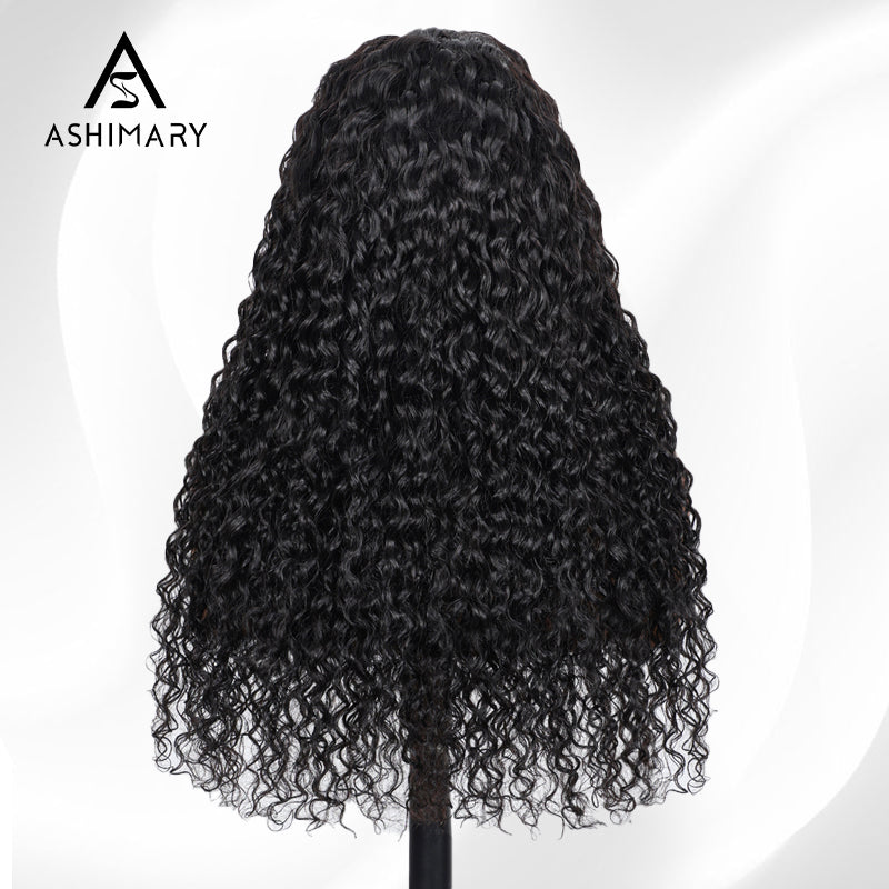 Water Wave Invisi Strap Snug Fit 360 Transparent Lace Frontal Bleached Knots Pre Cut Lace Wig - Image 23