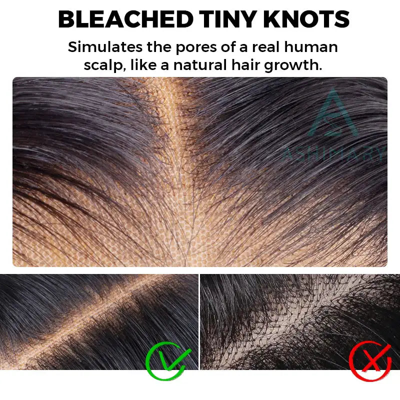 Perfect Kinky Straight Wear & Go Glueless Natural Hairline Pre Cut Hd Lace Ready to Wear Wig with Pre Bleached Knots - Image 9