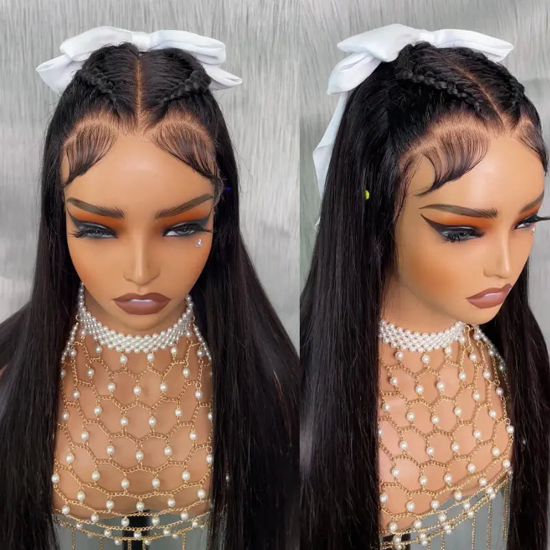 Braid In Advance Baby Hair Glueless 10x6 Lace Frontal Put On & Go Pre Everything Human Hair Wig - Image 5