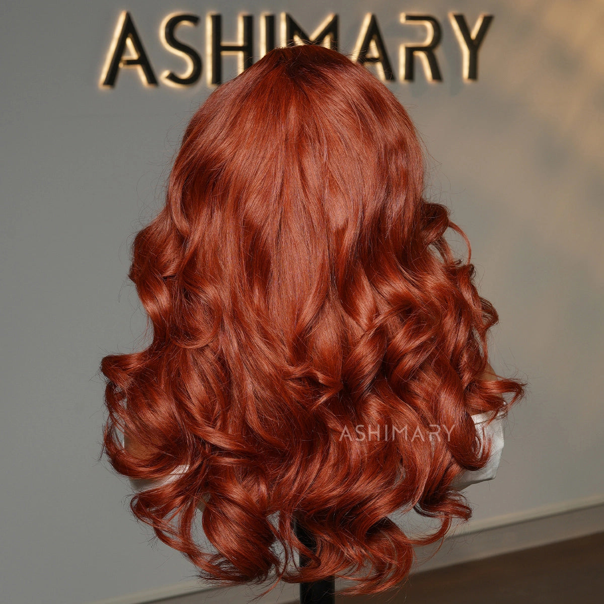 Reddish Brown Peacock Curls Pull & Go 13x6 Full Lace Front Glueless Wig Pre-Styled Heavy Layers - Image 16
