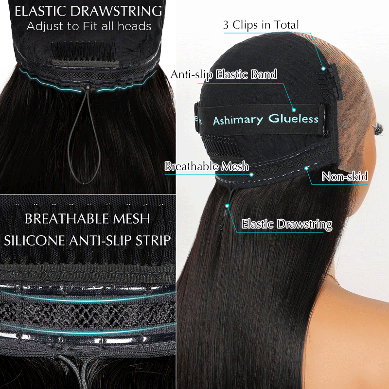 Ready to Wear Highlight Body Wave Glueless 13x4 HD Lace Wig with Pre Cut Lace & Bleached Knots - Image 7