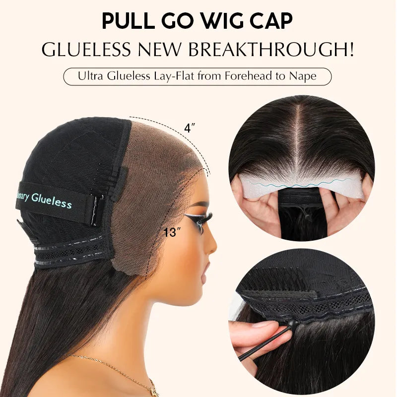 1B/30 Highlight Straight Human Hair 13x4 Lace Front Wigs For Women - Image 5