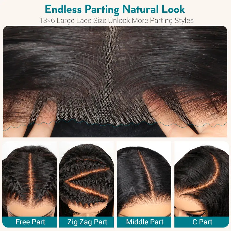 Coily Pull Go 13x6 Full Glueless Wig Skin Lace Frontal Parting Max Pre-Bleached & Pre-Styled Finger Coils Wig Face Farming Human Hair - Image 6