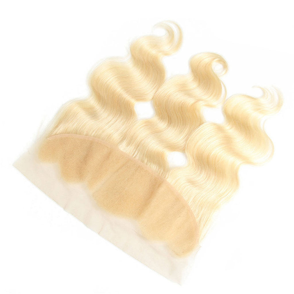 613 Blonde Body Wave Hair Lace Frontal Closure 13x4Inchs 100% Human Hair - Image 4