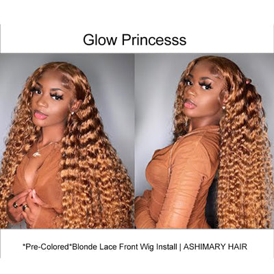 Brown Wig #30 Deep Wave 13*4 13*6 Lace Wigs Pre-plucked Human Hair Lace Front Wigs Luxurious Customization - Image 10