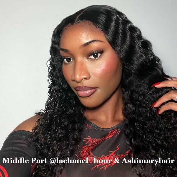 Pre Plucked Deep Wave 360 Lace Frontal Wig with Baby Hair Brazilian Hair - Image 15