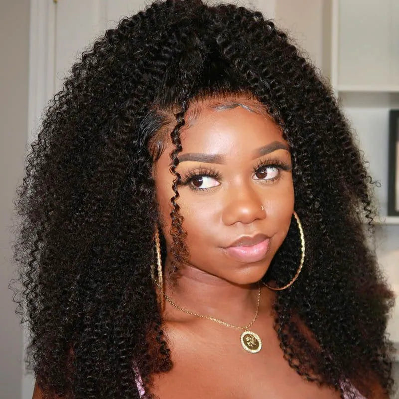 360 Lace Front KinkyCurly Human Hair Wig For Women - Image 3