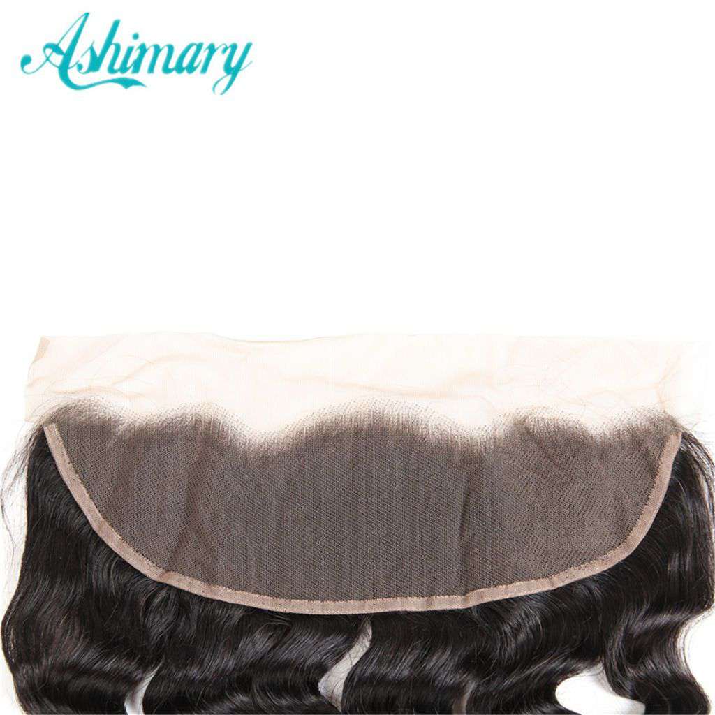 13x4 HD Transparent Lace Frontal Loose Deep Wave Hair Natural Color - Image 4