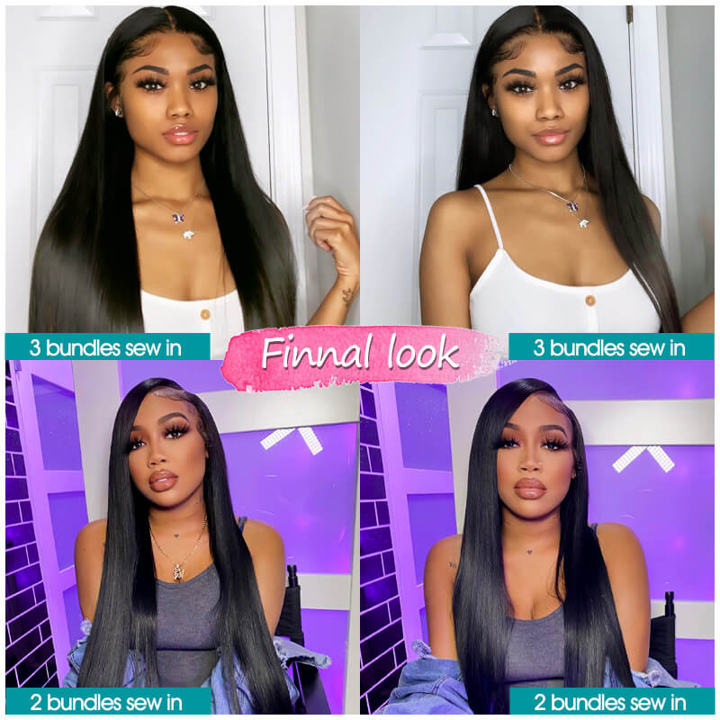 Lace Front Wig Cap with Hair for Making Wigs Adjustable Straps and Combs 13x4 Swiss Lace 100% Human Hair - Image 4