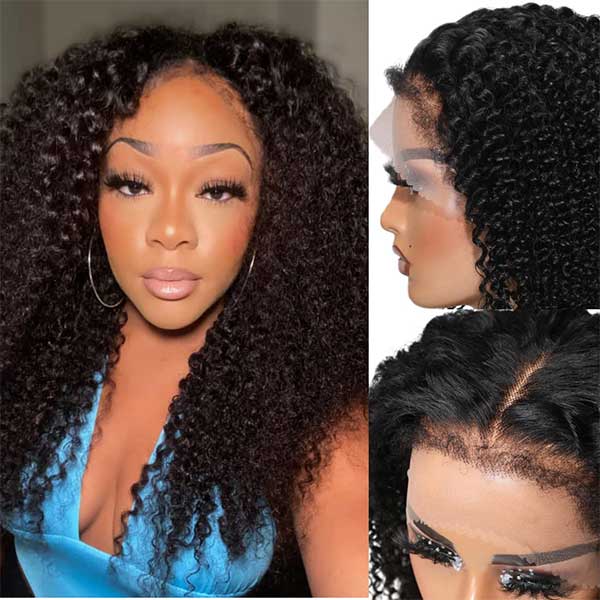 4C Edge Hairline Transparent Lace Front Deep Wave Wigs - Image 2