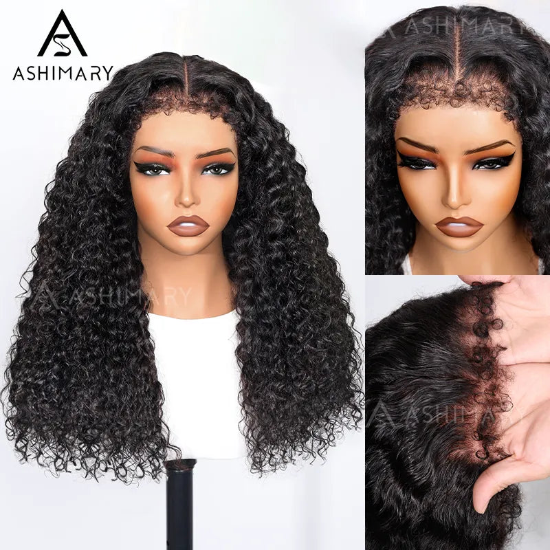 4C Edge Hairline Transparent Lace Front Deep Wave Wigs - Image 5