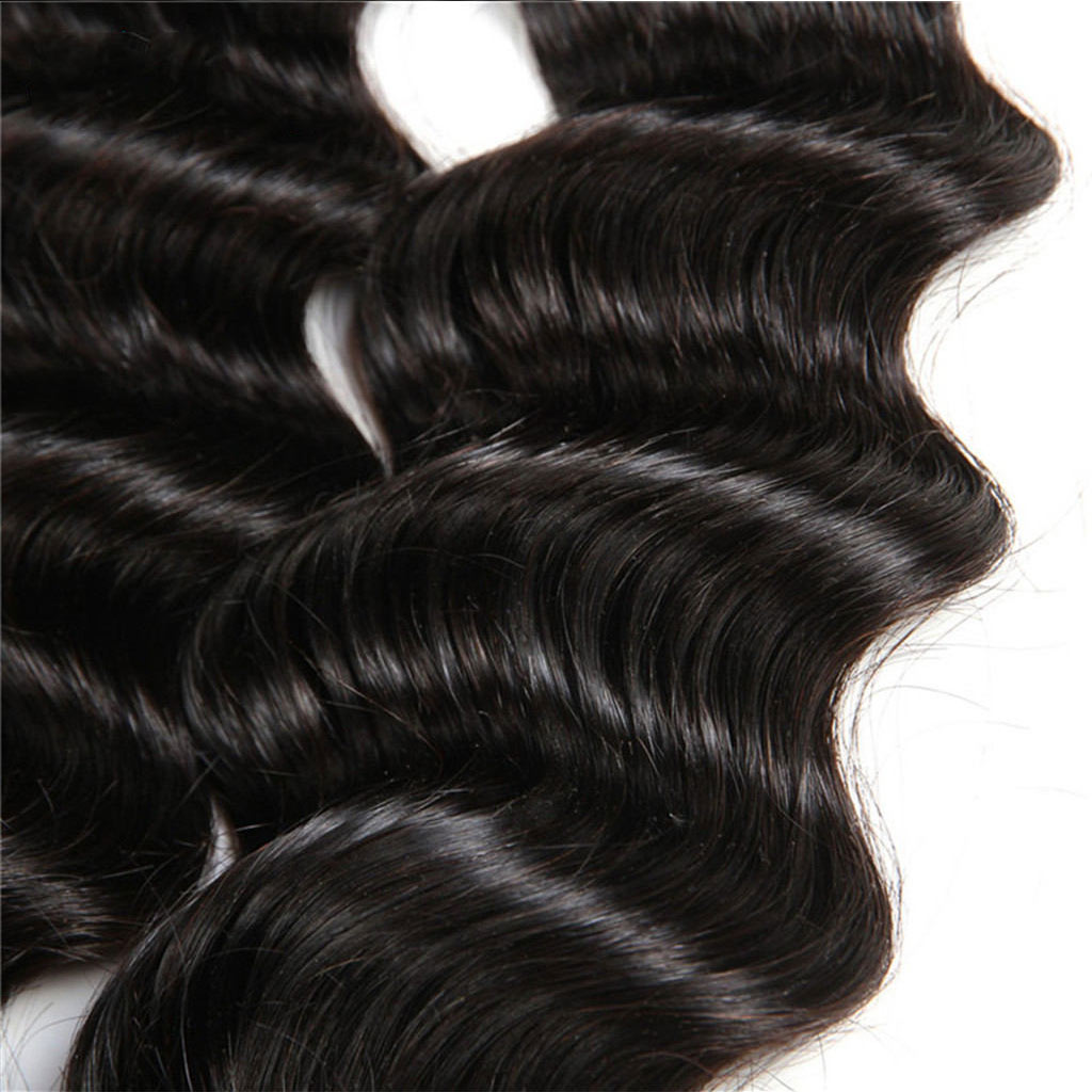 3 Bundles 9A Loose Deep Wave Human Hair Bundles Natural Color - Image 5