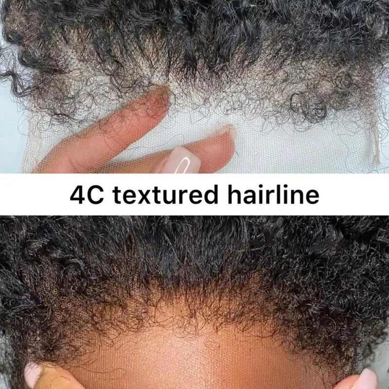 4C Edges BIG FOREHEAD HACK 13x2 Lace Frontal 100% Human Hair - Image 4