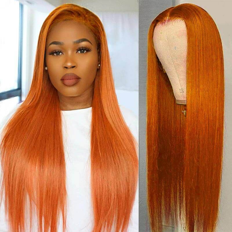 Ginger 4x4 5x5 6x6 Glueless Lace Wigs 180% 250% Density Wigs Ashimary Virgin Hair - Image 4