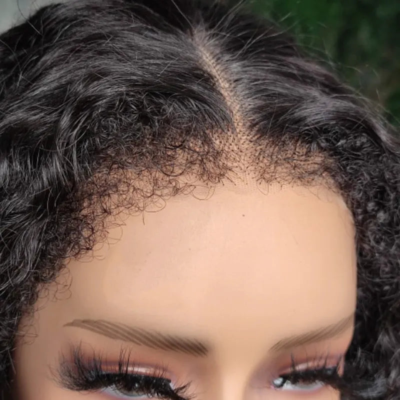 4C Hairline Wigs - Kinky Curly 4x4 & 4x6 Lace Closure with Realistic Hairline Human Hair Wig with Natural 4C Edges - Image 6