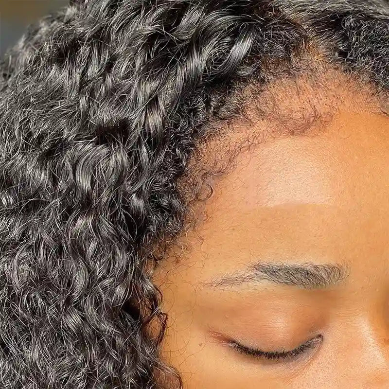 4C Hairline Wigs - Kinky Curly 4x4 & 4x6 Lace Closure with Realistic Hairline Human Hair Wig with Natural 4C Edges - Image 5