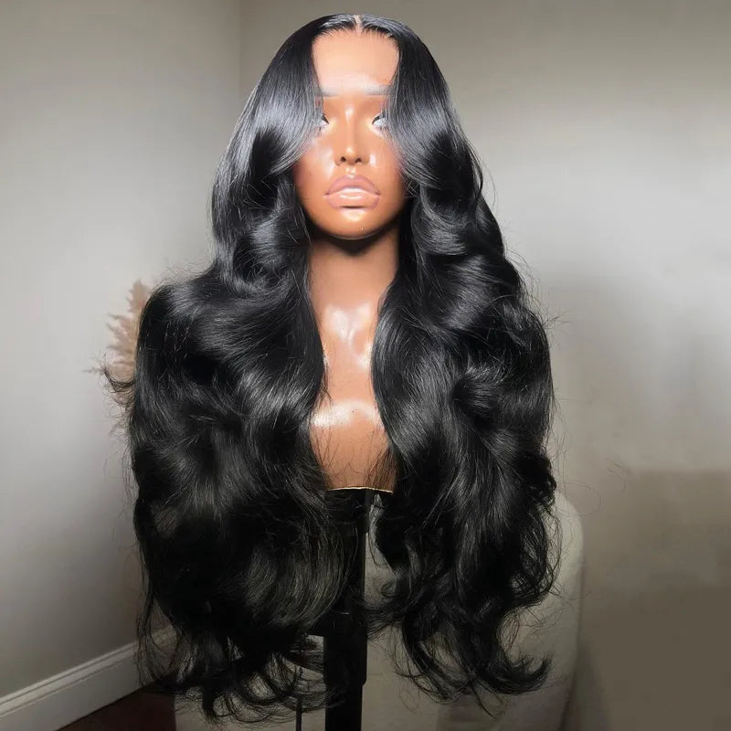 Ashimary Curtain Bangs Layered Cut 4x4 Transparent Lace Body Wave Wig 180% Density Butterfly Cut Human Hair - Image 5