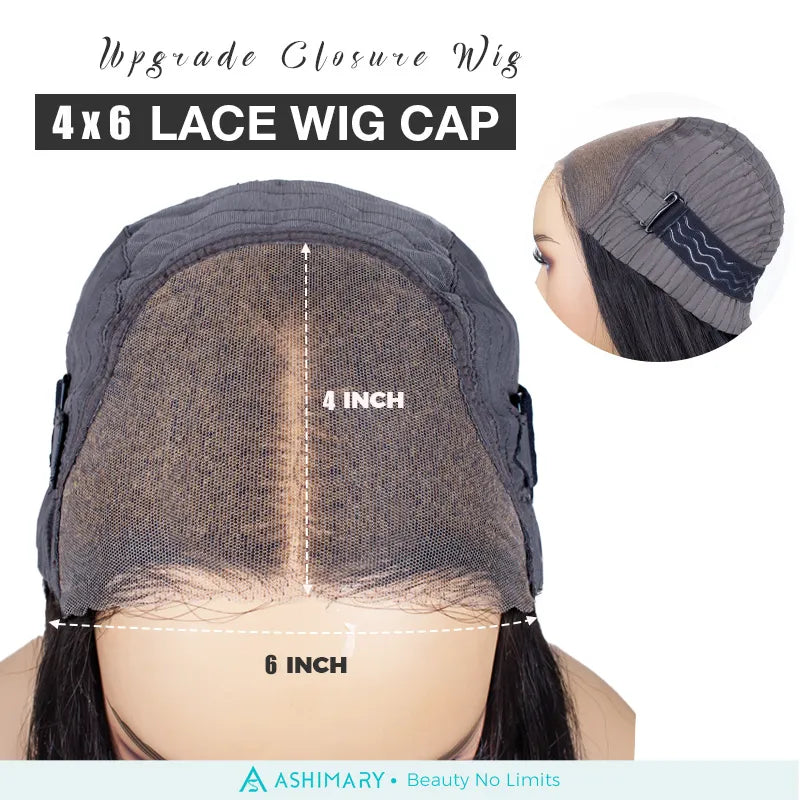 4C Hairline Wigs - Water Wave 4x4 & 4x6 Lace Closure with Realistic Hairline Wet Curly Human Hair Wig with Natural 4C Curly Baby Hair - Image 6