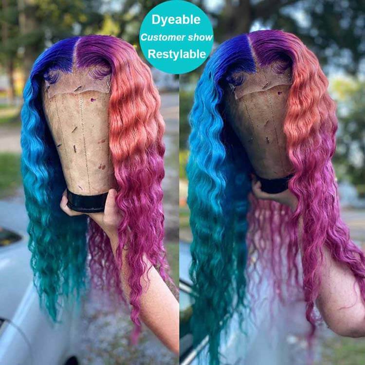 613 Blonde Lace Front Wigs 13*4 Frontal Brazilian Ashimary Human Hair - Image 4