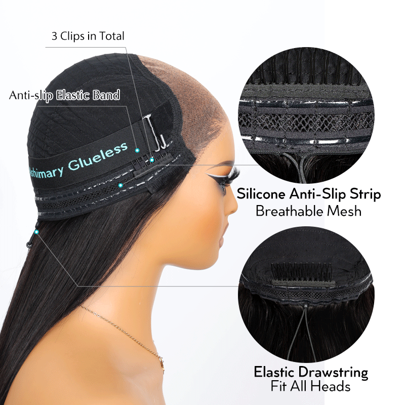 Flash Sale Highlight Bob Yaki Straight Human Hair 180% Density Pre Bleached Tiny Knots Glueless Wig - Image 12