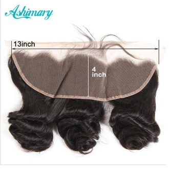 Loose Wave Human Hair 13x4 HD Transparent Lace Frontal