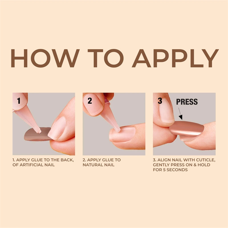 Ashimary Rebel Press On Nails With Gel Tips 1 Pack - Image 5