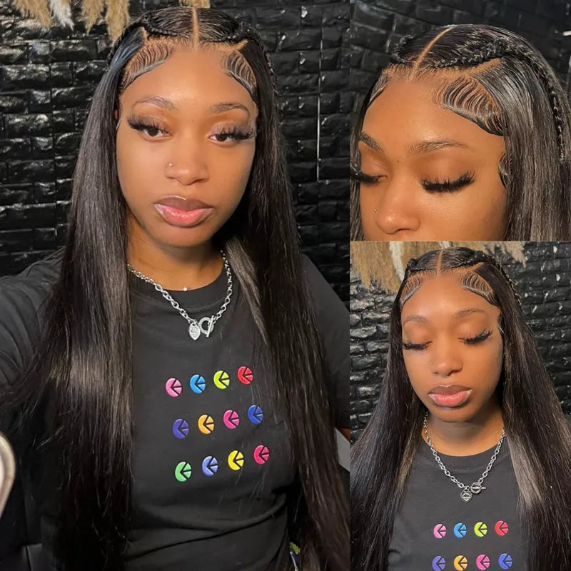 Braid In Advance Baby Hair Glueless 10x6 Lace Frontal Put On & Go Pre Everything Human Hair Wig - Image 6