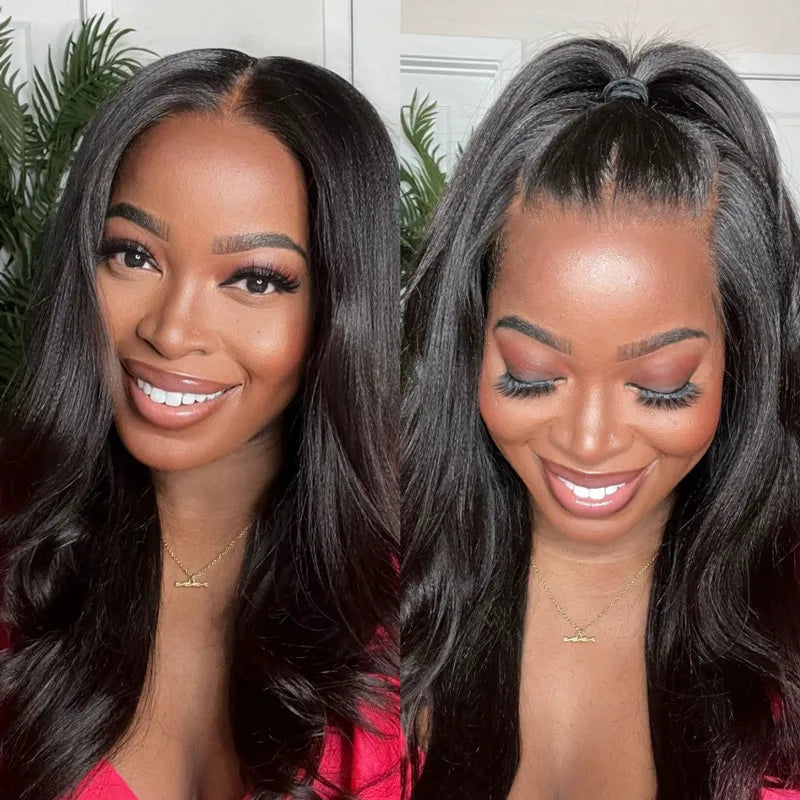 Yaki Straight 10x6 Parting Max Wear and Go Glueless Bye Bye Knots Pre Cut Lace Wig Ashimary - Image 11