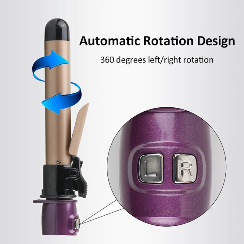 Ashimary 35mm Automatic Curling Iron Automatic Rotating Electric Curling Iron - Image 2