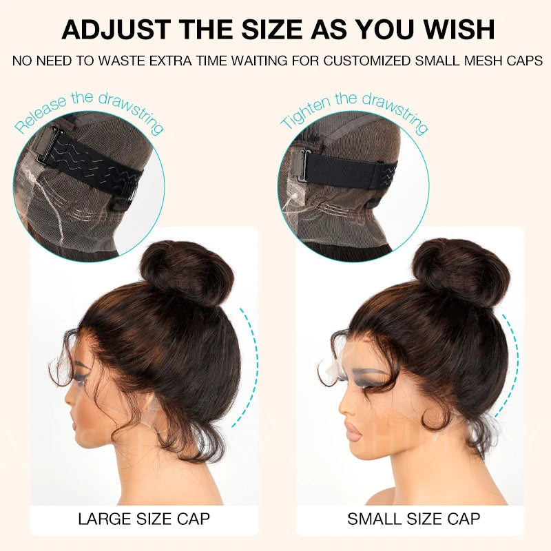 Highlight Straight Hair Parting Max Full Lace Frontal with Invisi Strap Pre Bleached & Plucked Wig - Image 6