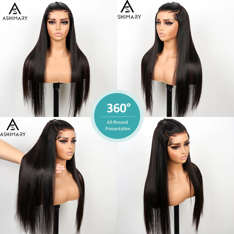 Pre-Braided Glueless Put On & Go 10x6 Parting Max Lace Frontal Wig Advance Baby Hair Pre-Everything Human Hair Braids Straight Hairstyle - Image 7