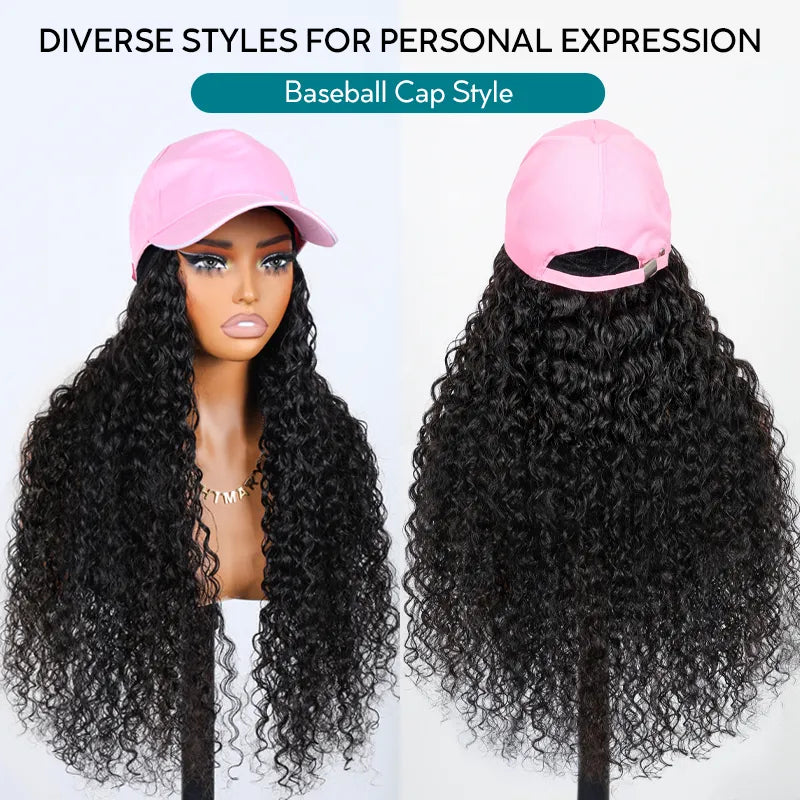 Ashimary Quick-Fix Velcro Water Wave Half Wig Human Hair Easy Wear & Style - Image 8