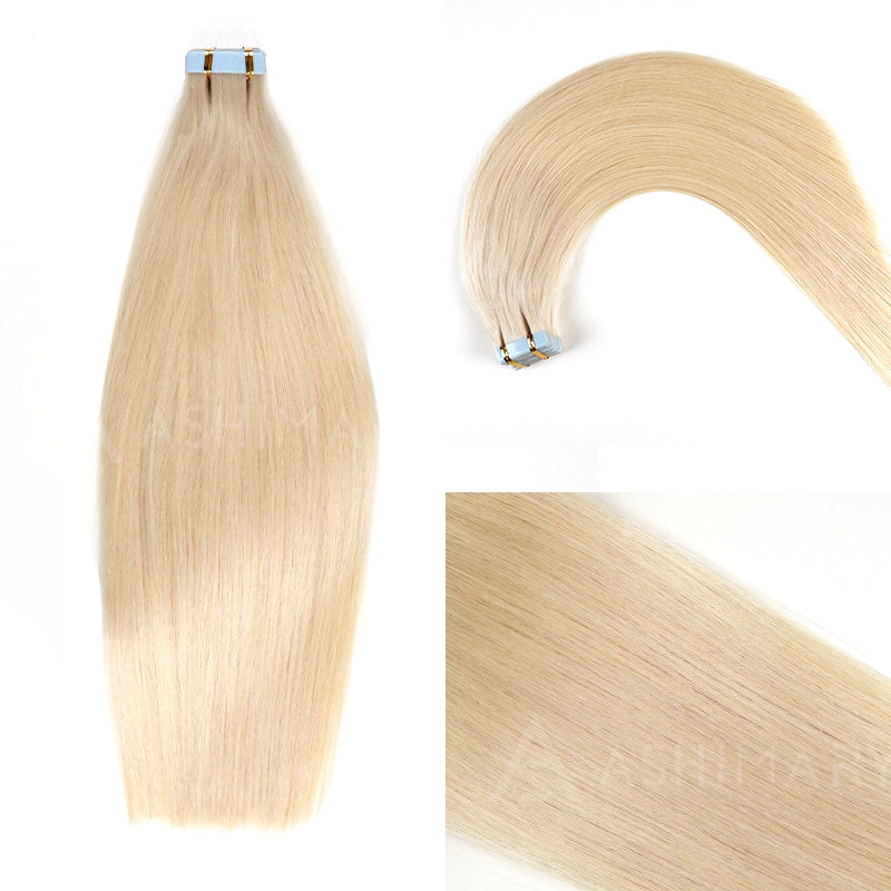 Peel & Tape Reusable Easy Tape In Hair Extensions Colored Human Hair 10Pcs/25g - Image 8