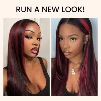 Peel & Tape Reusable Easy Tape In Hair Extensions Colored Human Hair 10Pcs/25g