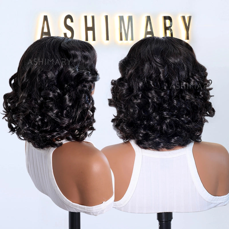 Glam Curls Bob Wig Pull Go 6x4.5 Lace Full-Volume Glueless Body Wave Short Wig for Black Women - Image 12