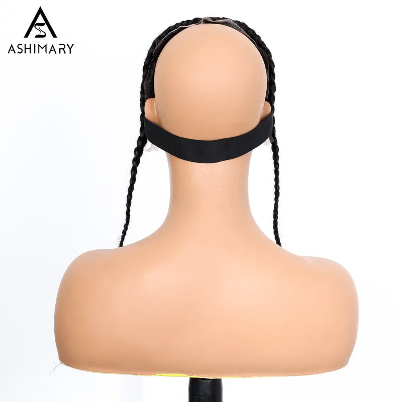 Glueless Gele Style 13x4 Lace Frontal Pre-Plucked & Pre-Braid Natural Hairline Turban Frontal Tiny Knots Human Hair - Image 9