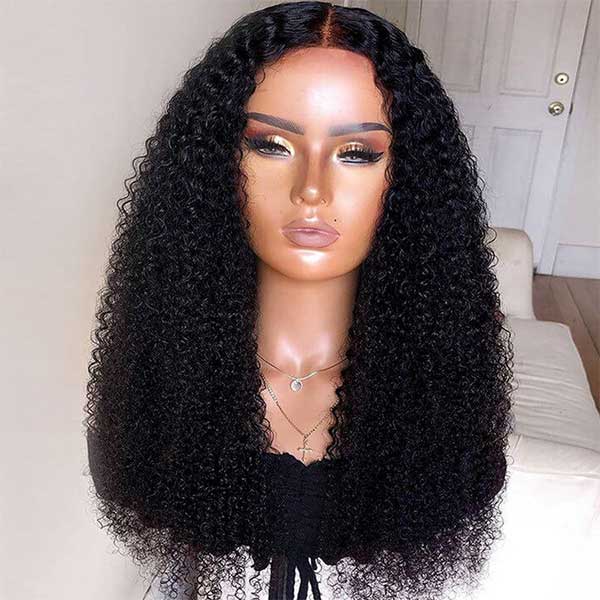 Beginner Friendly Ready to Wear Pre Cut Lace Super Natural Kinky Curly Wear Go Wig with Pre-bleached Knots & Plucked Hairline - Image 5