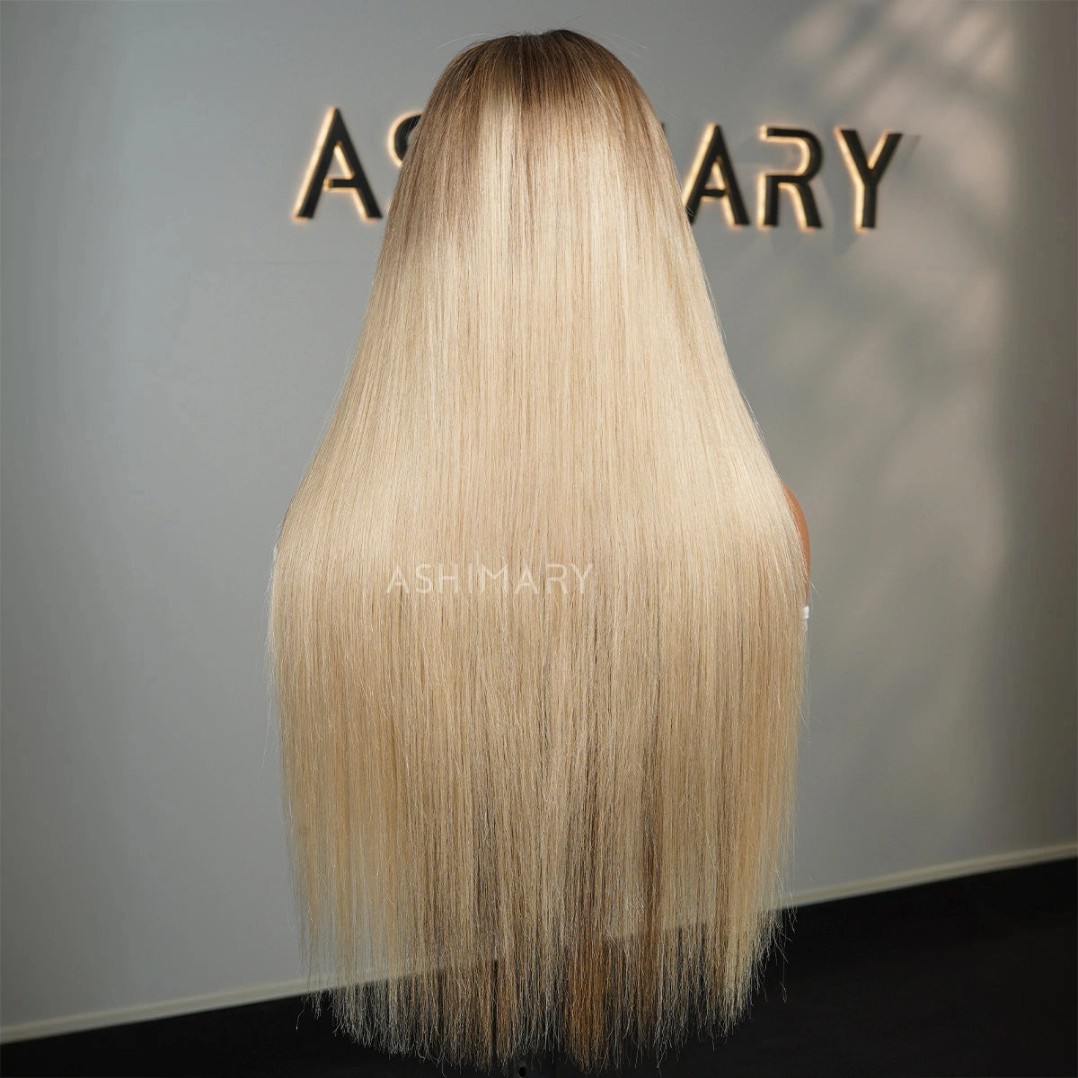Highlight Blonde Ombre Straight Wig 6x4.5 Transparent Glueless Lace Beginner Friendly Ready To Go Wig - Image 13