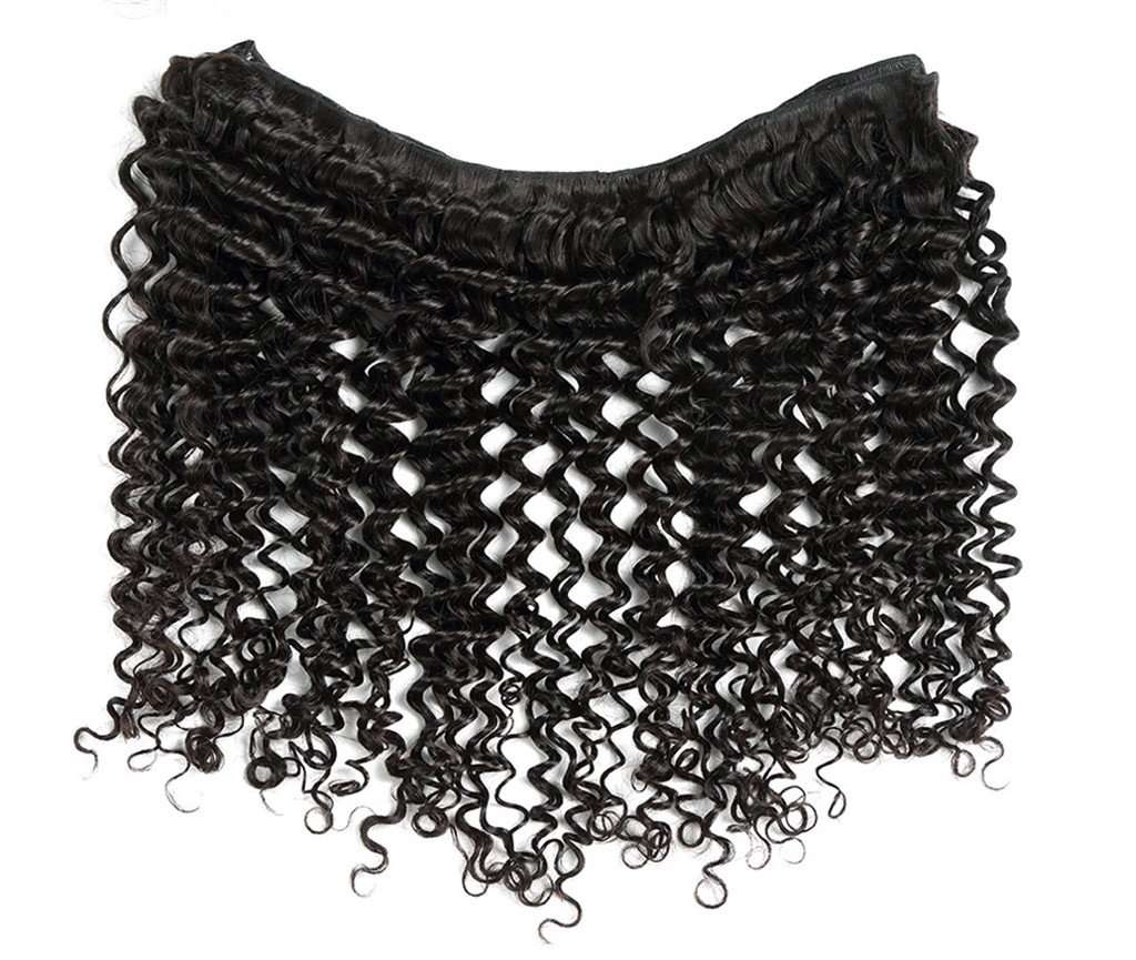 Luxurious Deep Wave 4 Bundles With Closure Natural Color - Image 4