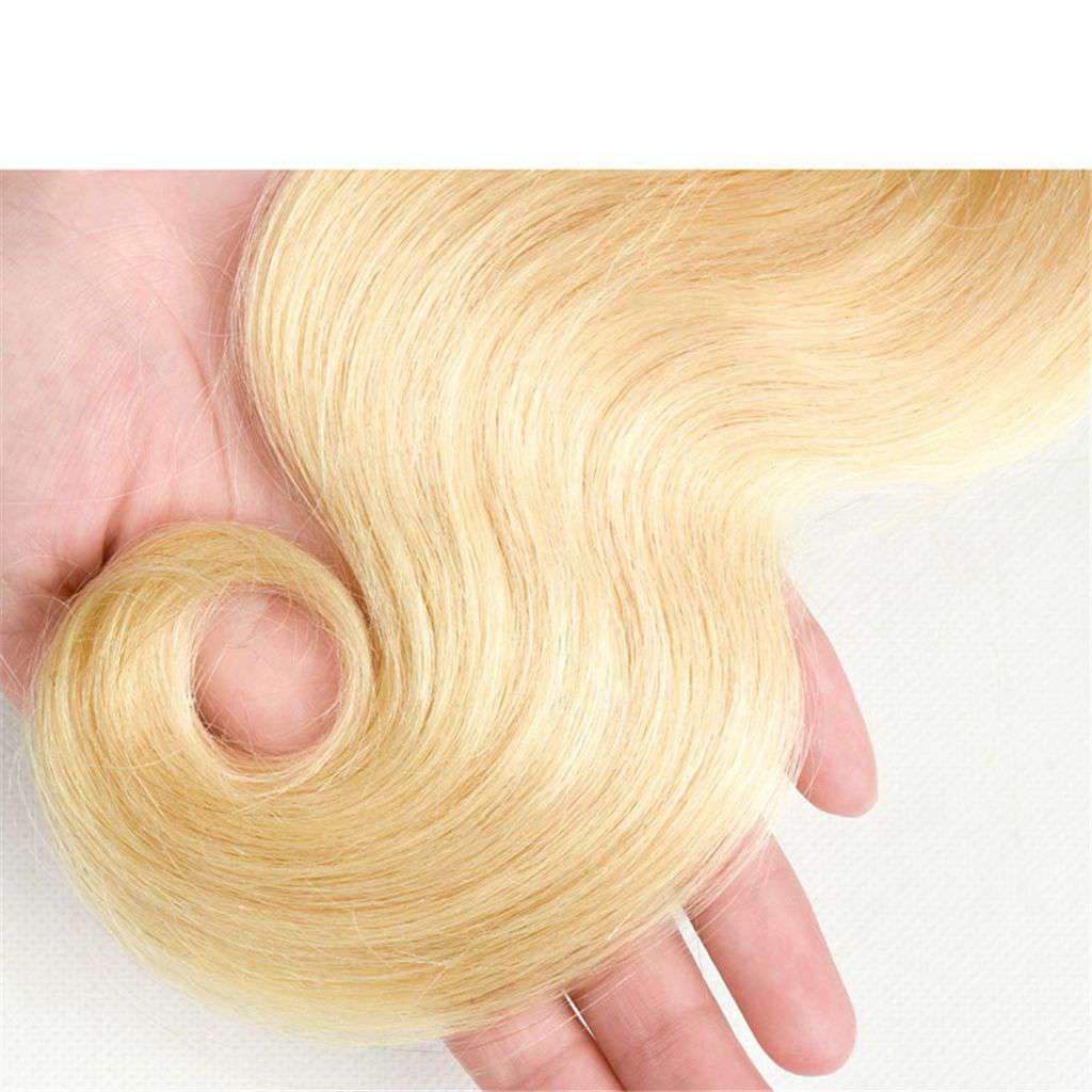 4 Bundles Honey Blonde Body Wave Brazilian Human Hair Bundles - Image 7