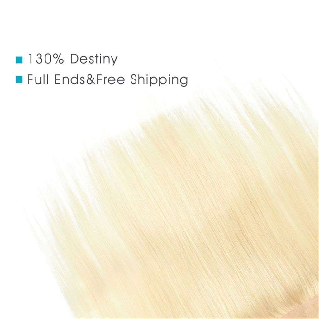 4 Bundles 613 Honey Blonde Straight Brazilian Human Hair Bundles - Image 6