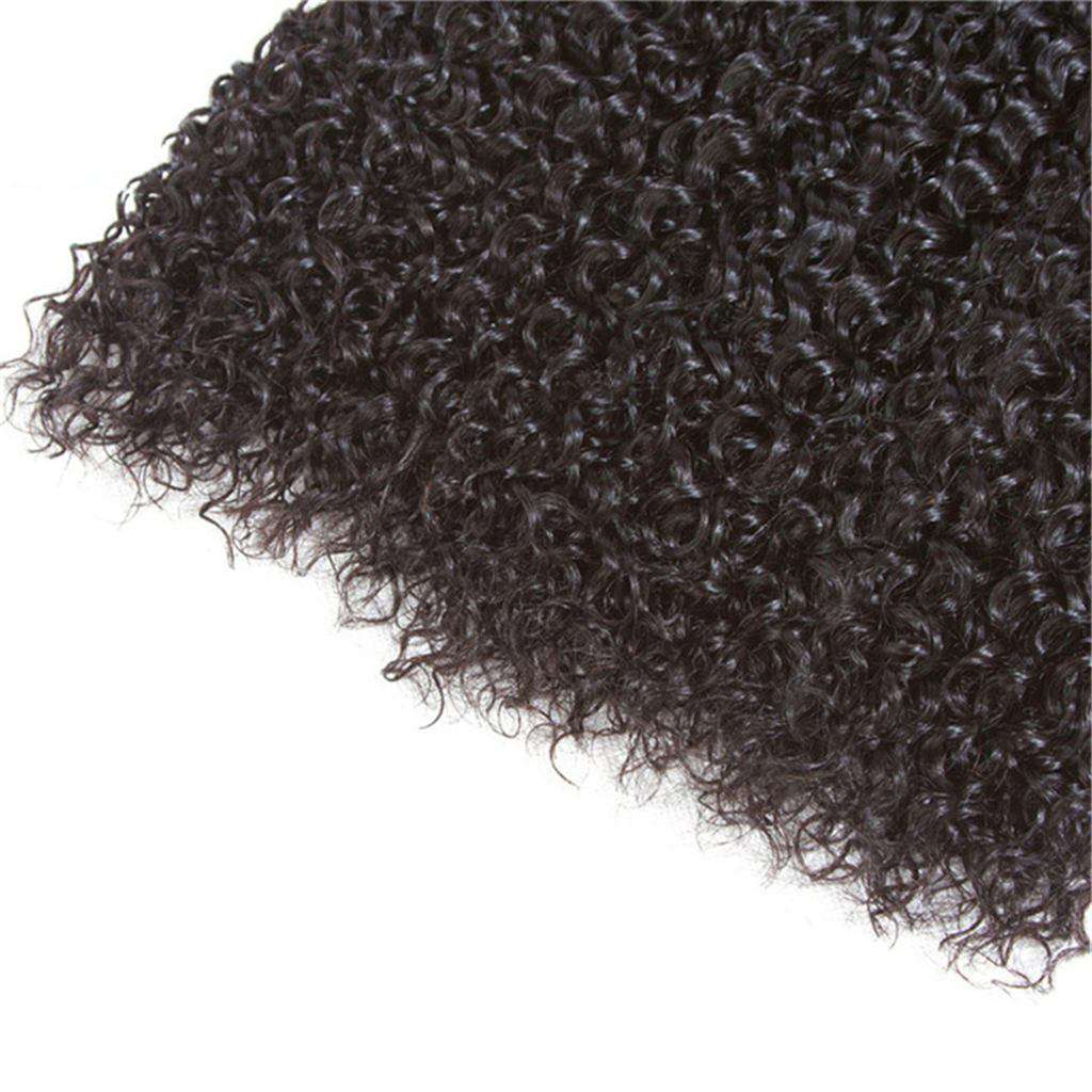 4 Bundles 10A Kinky Curly Hair Human Hair Bundles Natural Color - Image 5