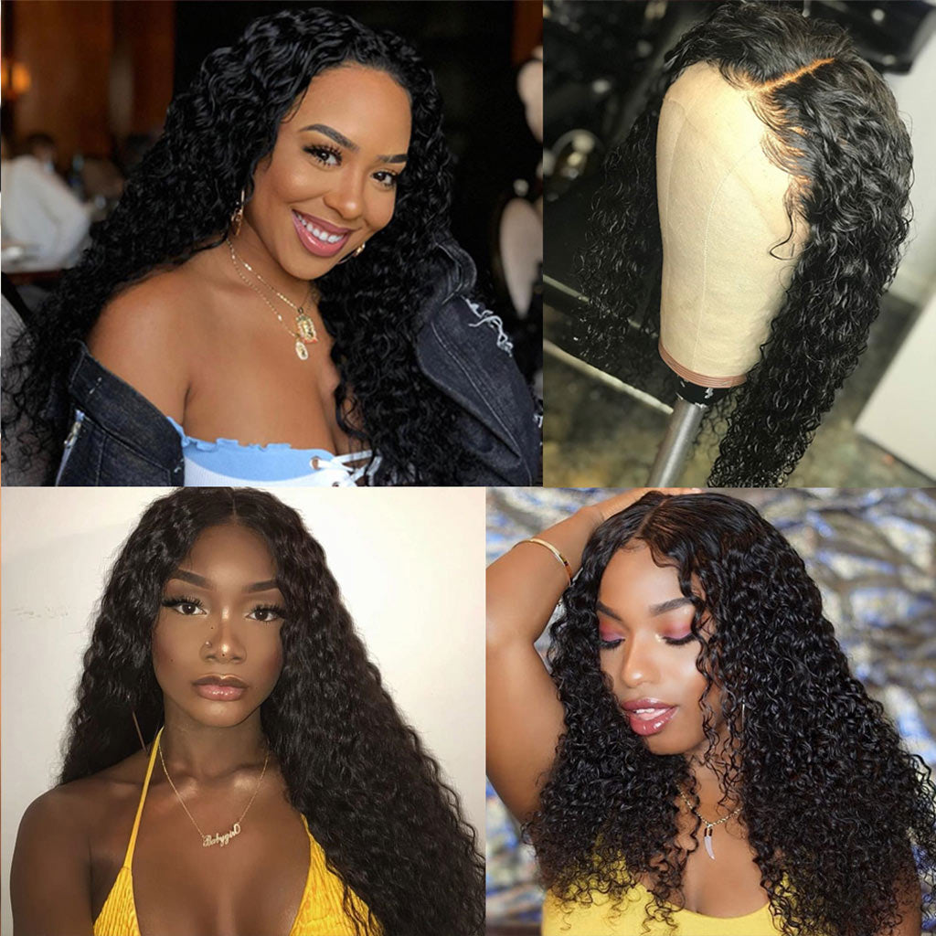 Cute Curly 3 Bundles With Frontal Jerry Curly 9A Grade Brazilian Virgin Hair - Image 4