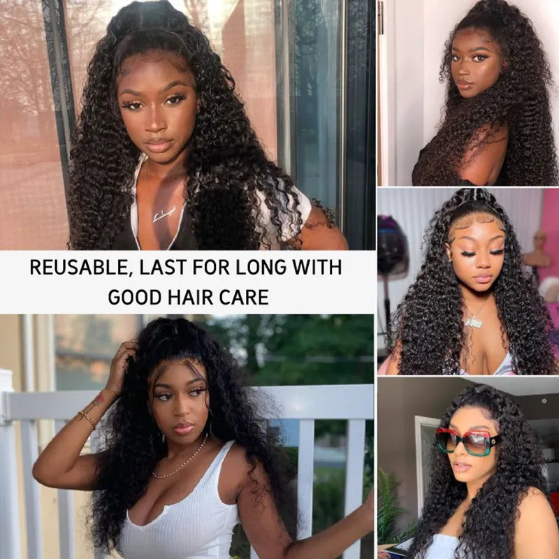 JerryCurly 360 Lace Front Wig 100 Human Hair For Women - Image 9