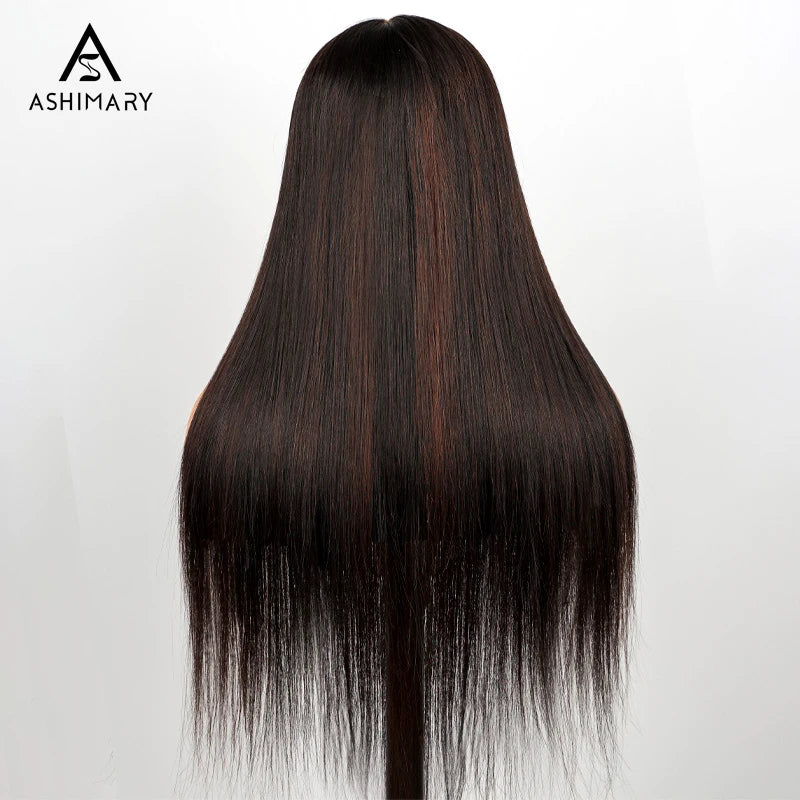 Flash Sale Highlight Bob Yaki Straight Human Hair 180% Density Pre Bleached Tiny Knots Glueless Wig - Image 15