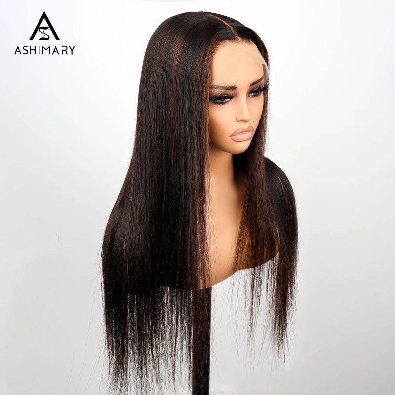 Flash Sale Highlight Bob Yaki Straight Human Hair 180% Density Pre Bleached Tiny Knots Glueless Wig - Image 14