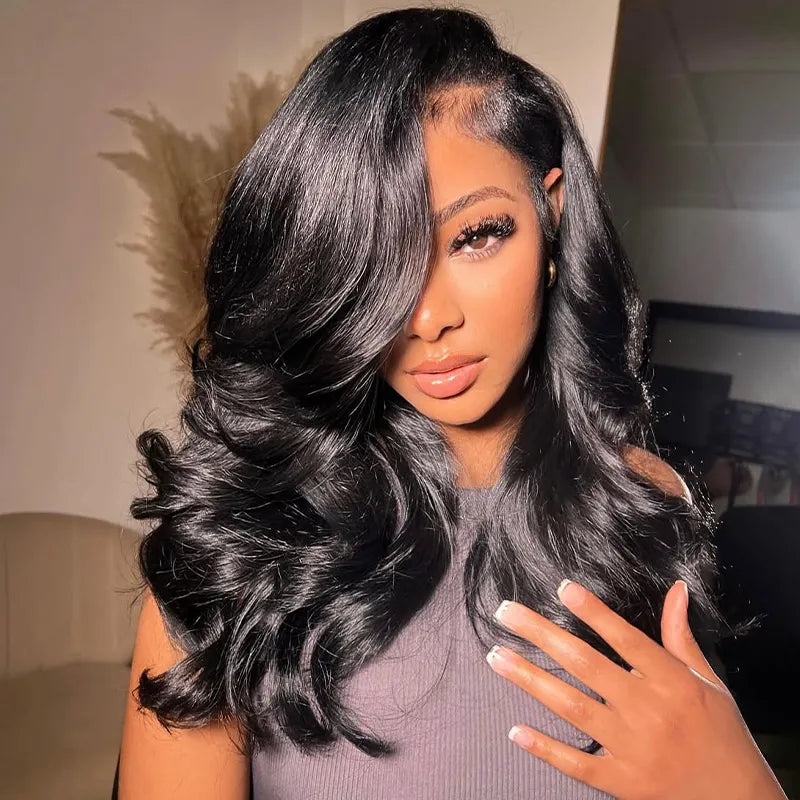 Pre Styled Effortless Chic Layer 4x4 Lace Closure Wig High Density Peacock Curls Glueless Ready to Wear Wig - Image 2