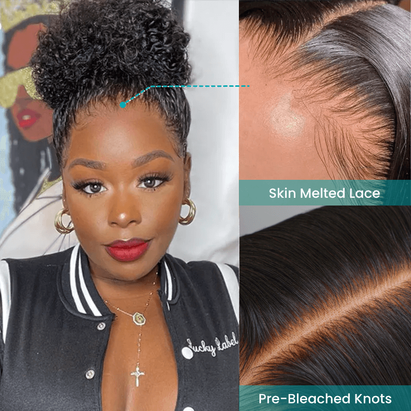 Deep Wave Invisi Strap Snug Fit 360 Transparent Lace Frontal BleachedKnots Pre Cut Lace Wig - Image 6